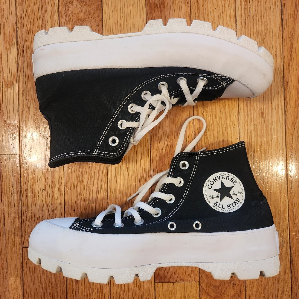 Converse Chuck Taylor All Star Lugged High Top Platform Sneakers Shoes W…